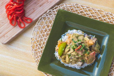 Thai Green Curry with Jasmine Rice